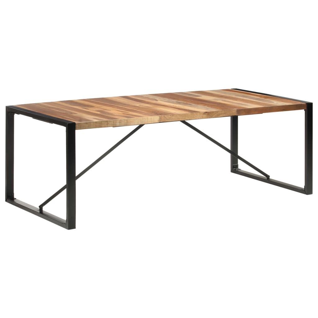 Vidaxl Dining Table 220x100x75 Cm Solid Wood