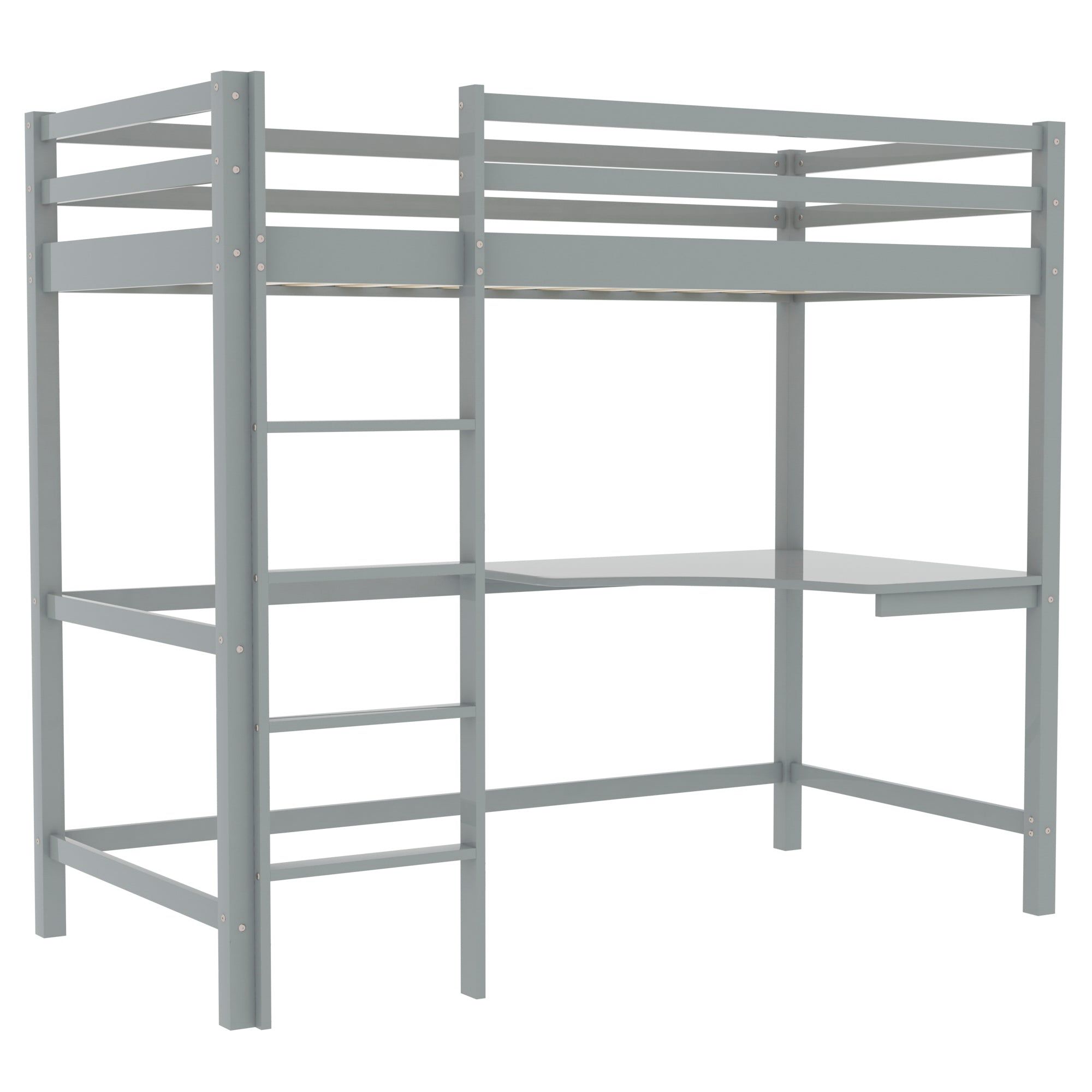 Sydney Bunk Bed With Desk, Grey