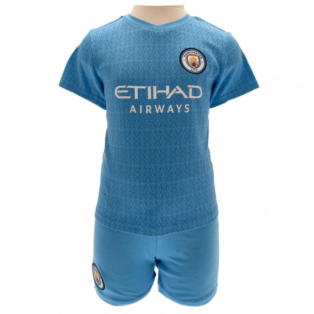 Manchester City Fc Shirt & Short Set 6-9 Mths Sq