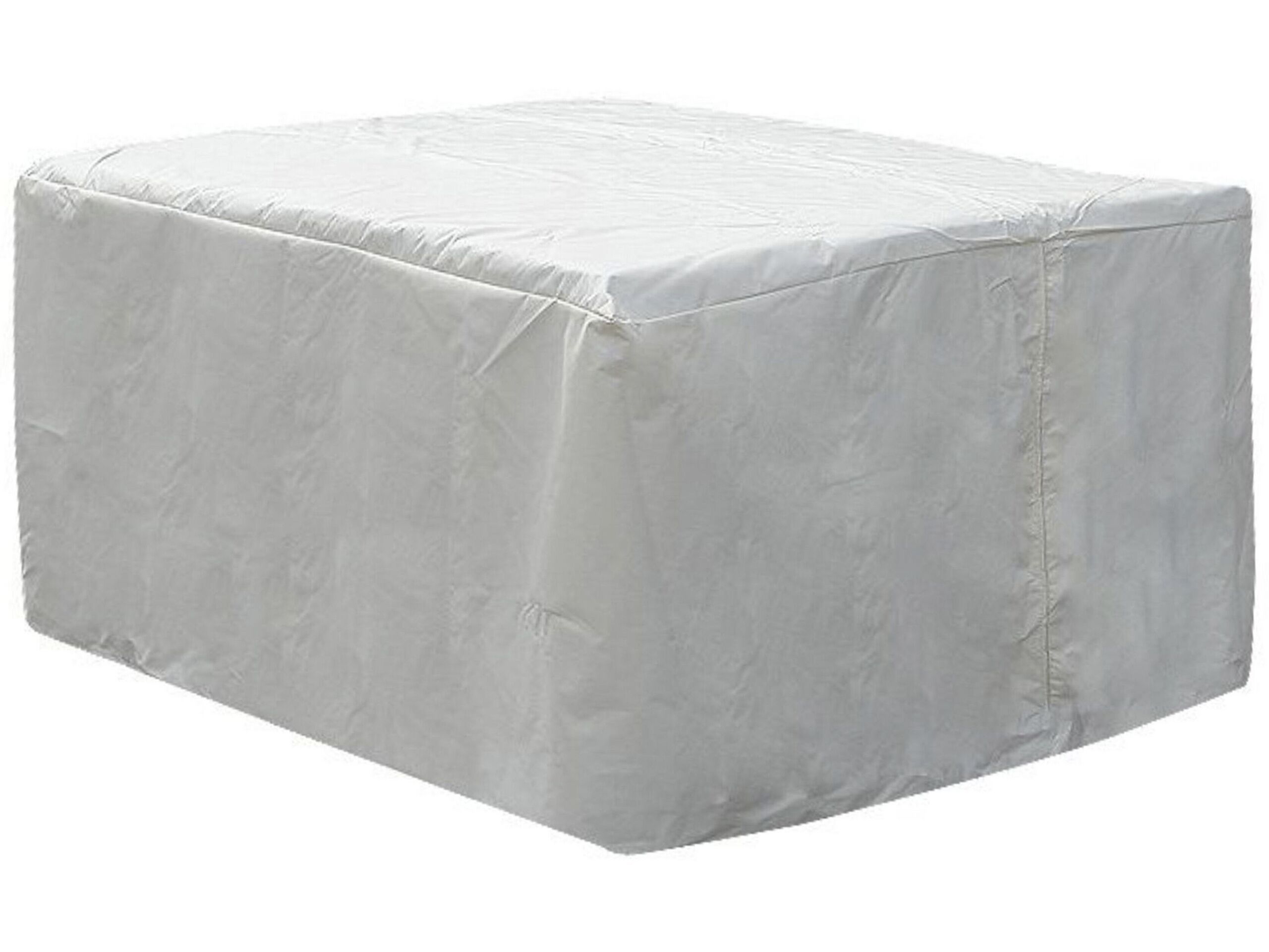 Garden Furniture Cover White Pvc Coated Polyester 320 X 120 X 90 Cm Rain Cover