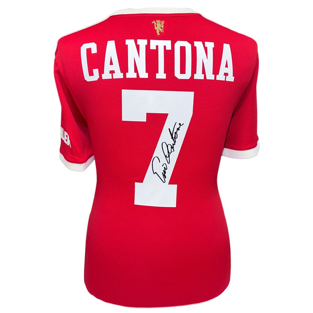 Manchester United Fc Cantona Signed Shirt