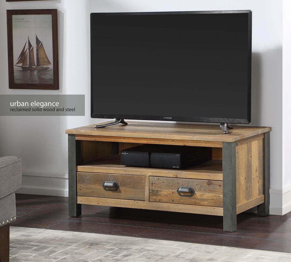 Urban Elegance - Reclaimed Widescreen Tv Cabinet