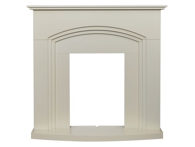 Adam Truro Fireplace In Cream, 41 Inch