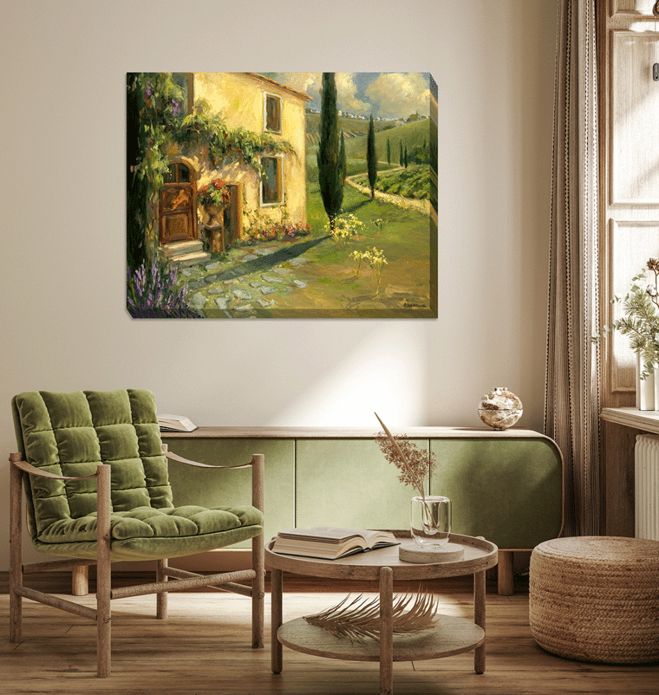 Scenic Italy Iv By Allayn Stevens - Wrapped Canvas