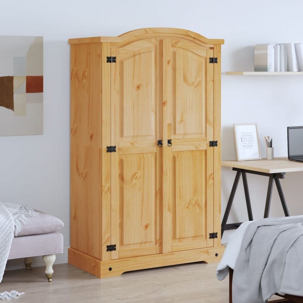 Vidaxl Wardrobe Mexican Pine Corona Range 2 Doors