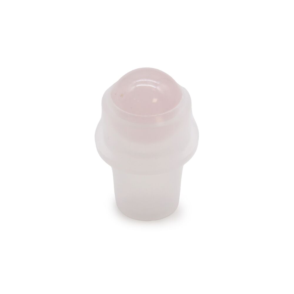 Gemstone Roller Tip For 5ml Bottle - Rose Quartz