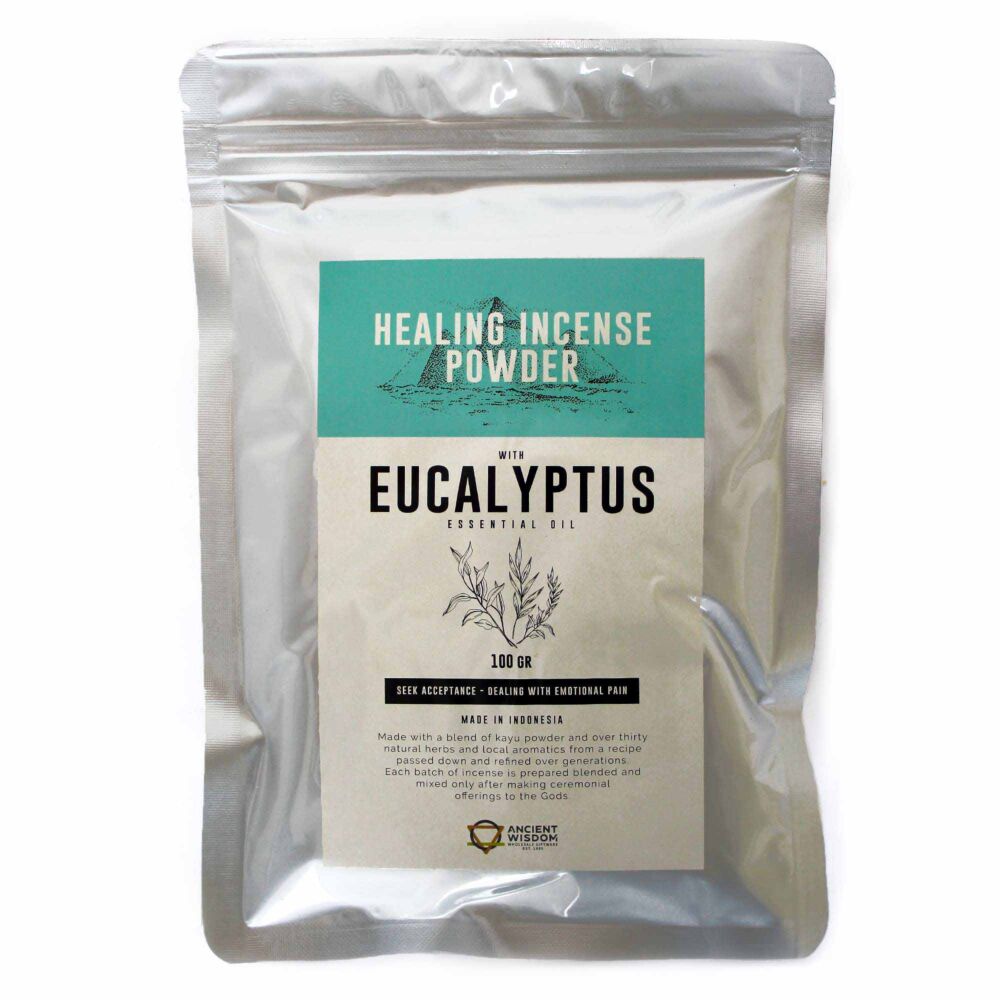 Healing Incense Powder - Eucalyptus 100gm