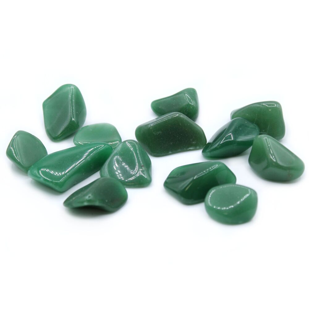 L Tumble Stones - Quartz Green