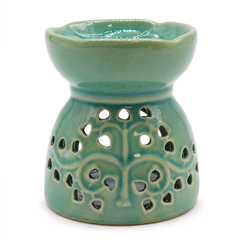 Tree Of Life Oil Burner - Blue