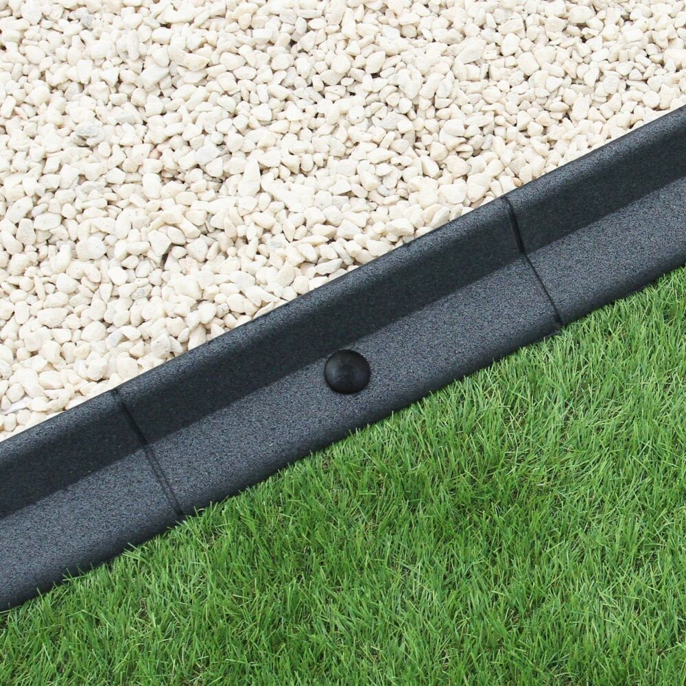 Flexible Lawn Edging Grey 1.2m X 28