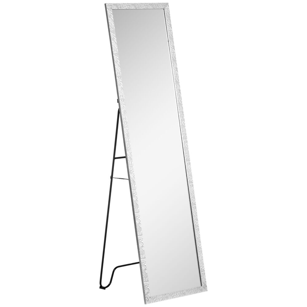 Homcom Full Length Mirror Free Standing Mirror Dressing Mirror With Ps Frame For Bedroom, Living Room