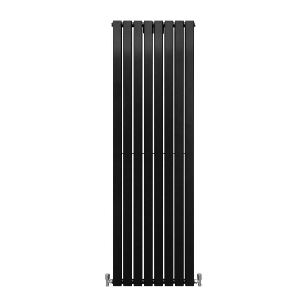 Designer Flat Panel Radiators Matt Black 1800mm X 560mm