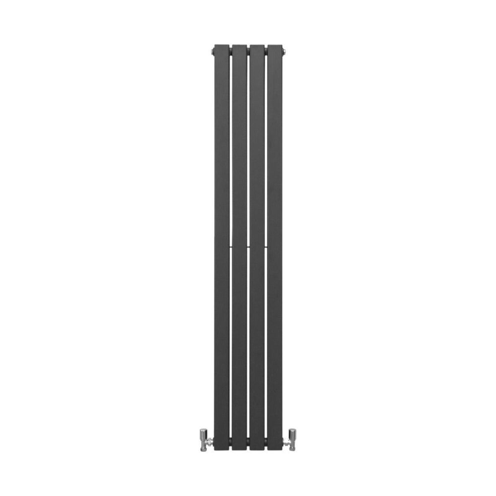 Designer Flat Panel Radiators Anthracite Grey 1600mm X 280mm