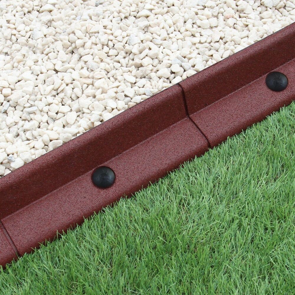 Flexible Lawn Edging Terracotta 1.2m X 46