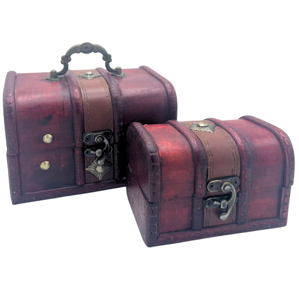 Treasure Chest - Set Of 2 - Natural