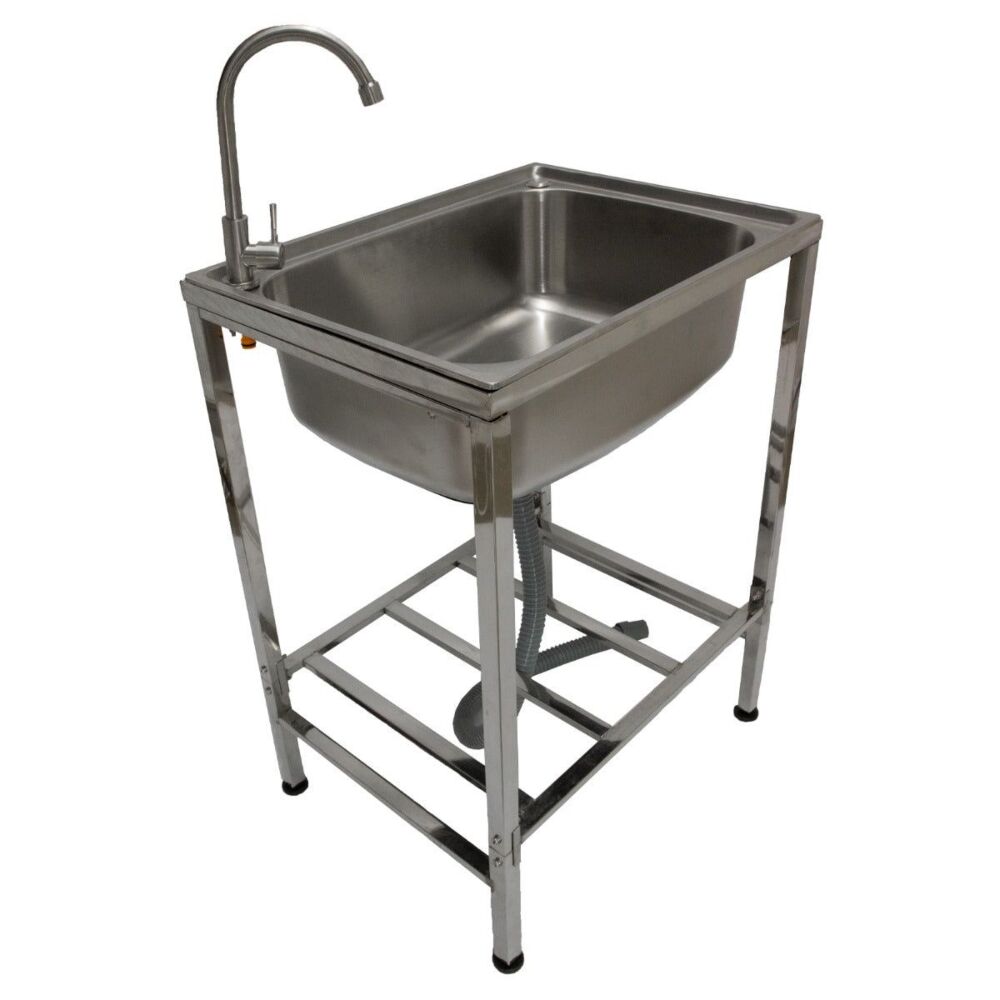 Stainless Steel Camping Sink - Portable