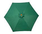 Green 2.5m Woodlook Crank And Tilt Parasol (38mm Pole, 6 Ribs) This Parasol Is Made Using Polyester Fabric Which Has A Weather-proof Coating & Upf Sun Protection Level 50