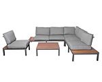 Aspen 6 Seat Modular Set 1 Coffee Table, 2x End Pieces, 1x Corner Piece, 3x Middle Chairs