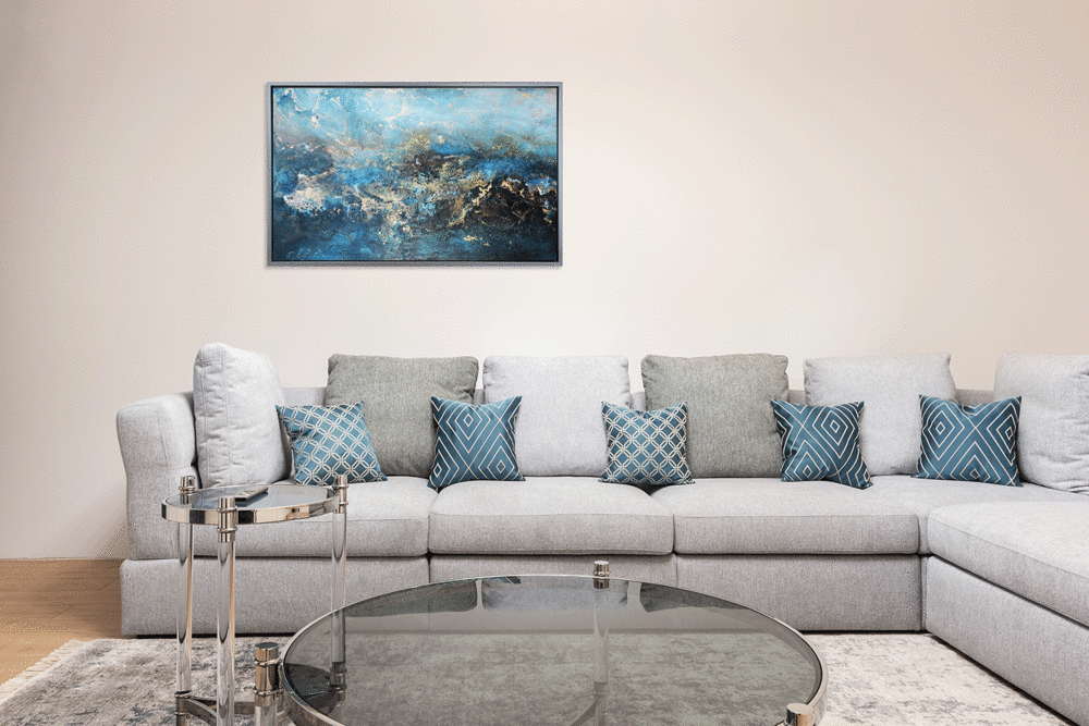 Metallic Textures I By Leticia Herrera - Framed Canvas