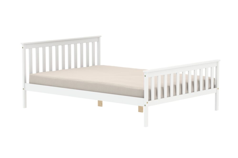 Oxford Double Bed White