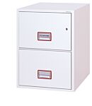 Phoenix World Class Vertical Fire File Fs2272k 2 Drawer Filing Cabinet With Key Lock