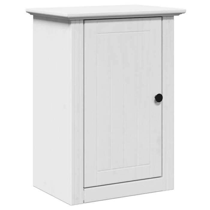 Vidaxl 4 Piece Bathroom Furniture Set Bodo White Solid Wood Pine