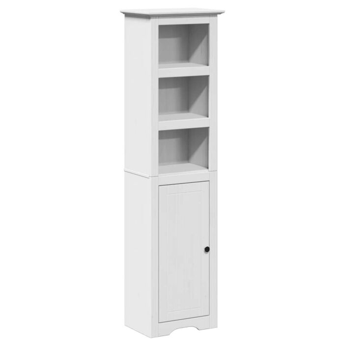 Vidaxl 4 Piece Bathroom Furniture Set Bodo White Solid Wood Pine