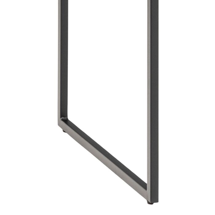 Seaford 1 Drawer Office Desk In Ash Black