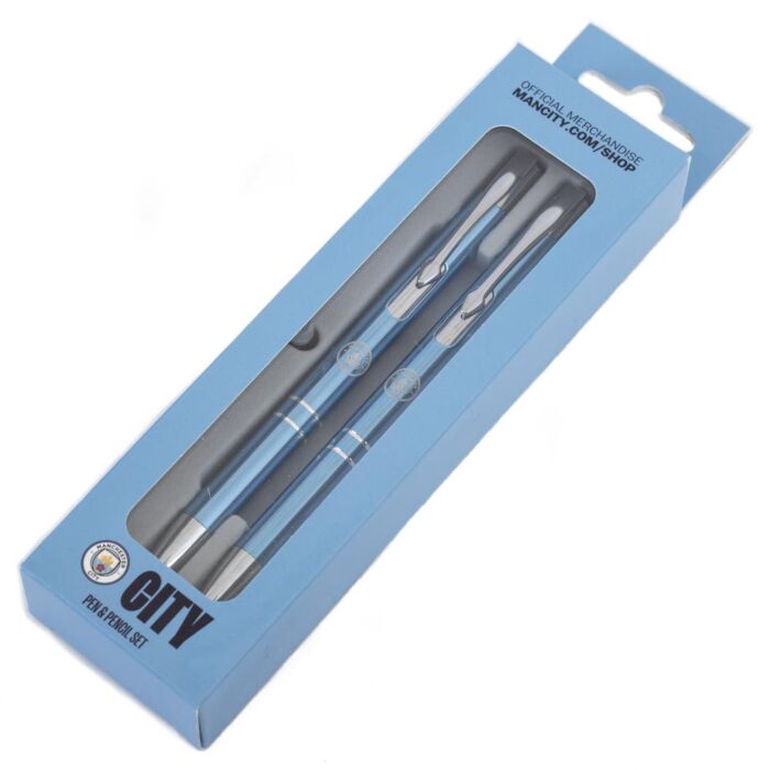 Manchester City Fc Executive Pen & Pencil Set