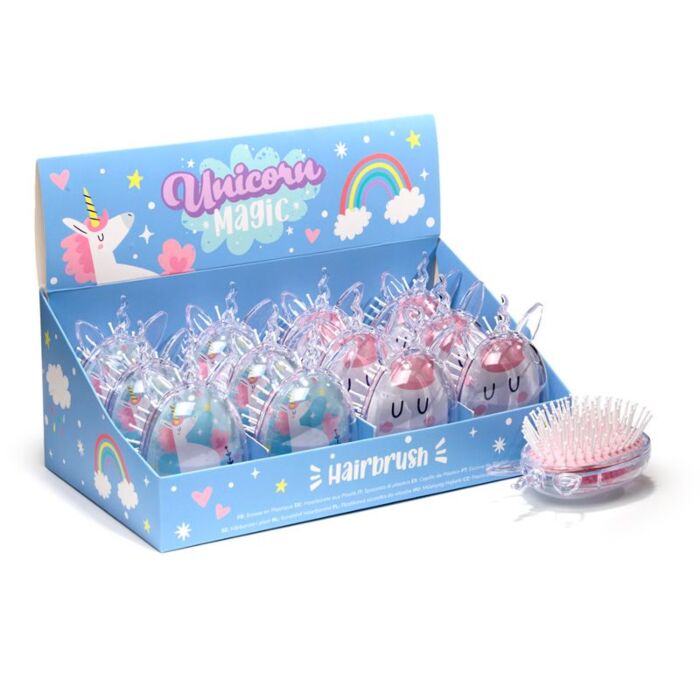 Glitter Shaped Hair Brush - Unicorn Magic