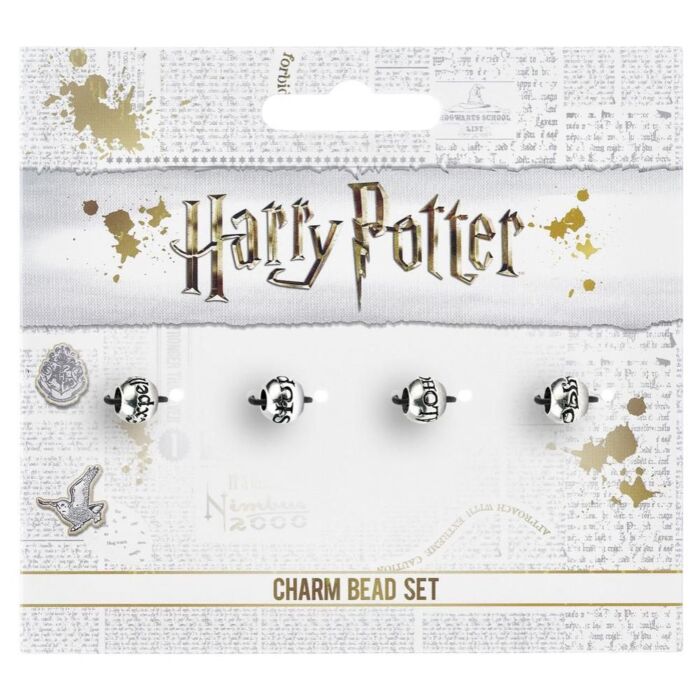 Harry Potter Silver Plated Charm Bead Set