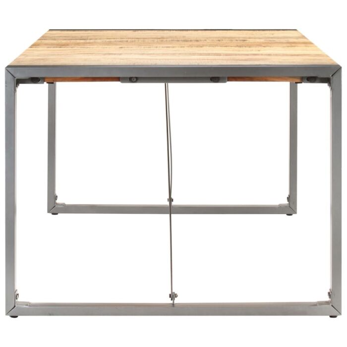 Vidaxl Dining Table 200x100x75 Cm Solid Rough Mango Wood