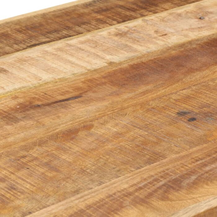 Vidaxl Dining Table 200x100x75 Cm Solid Rough Mango Wood