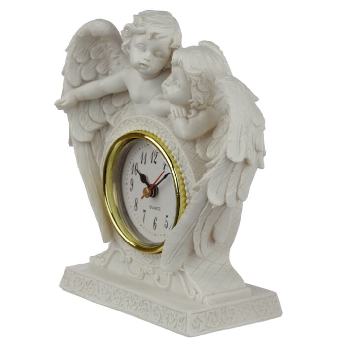 Peace Of Heaven Cherub - Endless Love Mantle Clock