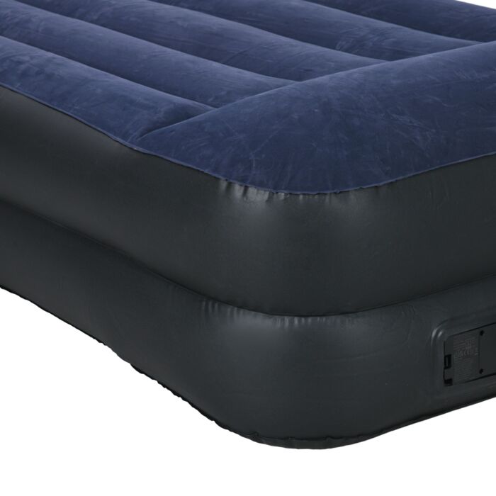 Outsunny Queen Air Bed With Built-in Electric Pump And Integrated Pillow