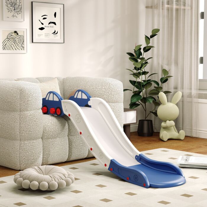 Aiyaplay Kids Slide For Couch, Bed, Sofa, Easy To Assemble, Blue