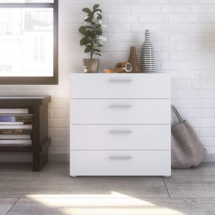 Pepe Chest Of 4 Drawers In White