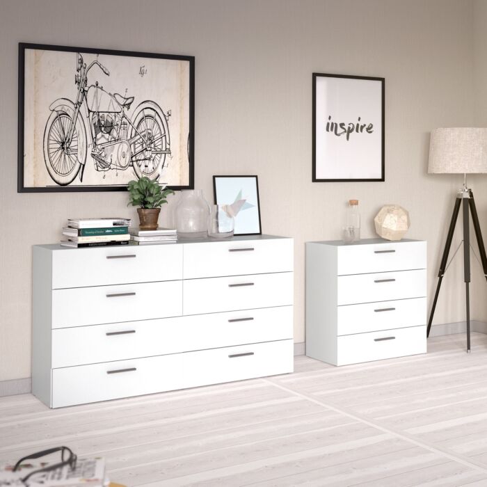 Pepe Chest Of 4 Drawers In White