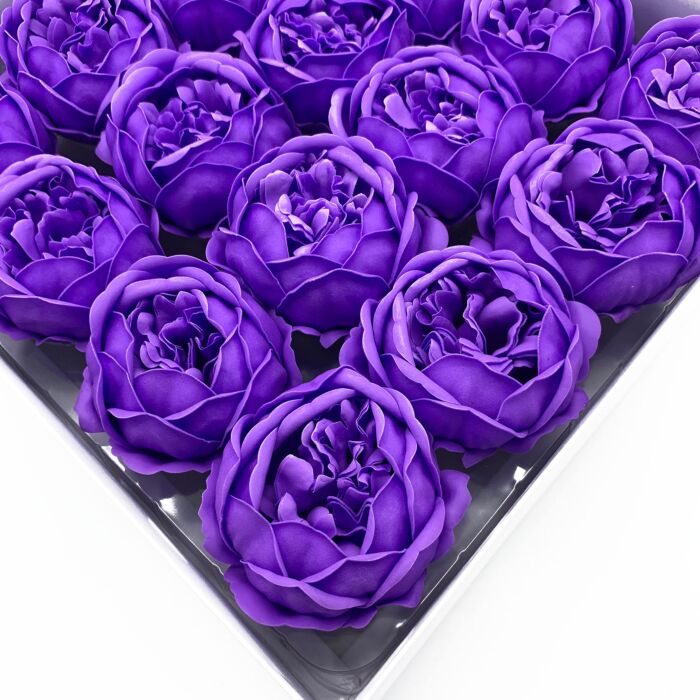Craft Soap Flower - Ext Large Peony - Lavender - Pack Of 10