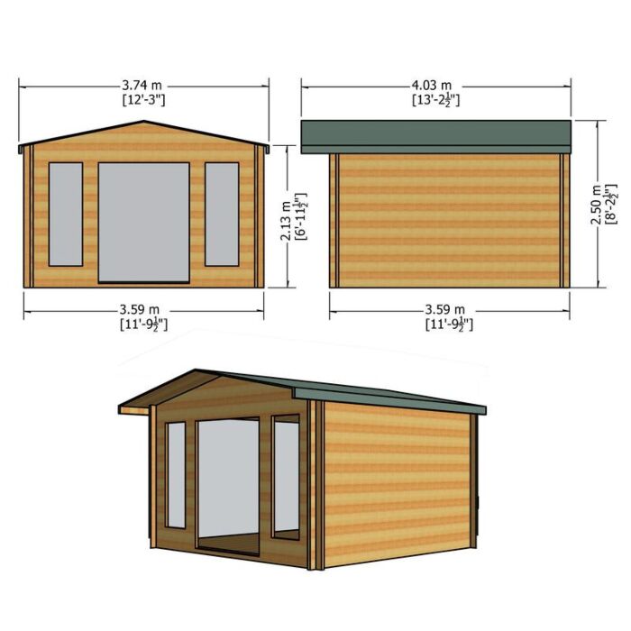 Epping Summerhouse 12 X 12