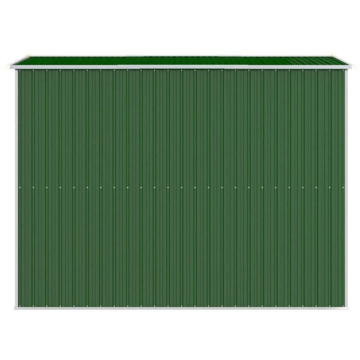Vidaxl Garden Shed Green 192x274x223 Cm Galvanised Steel