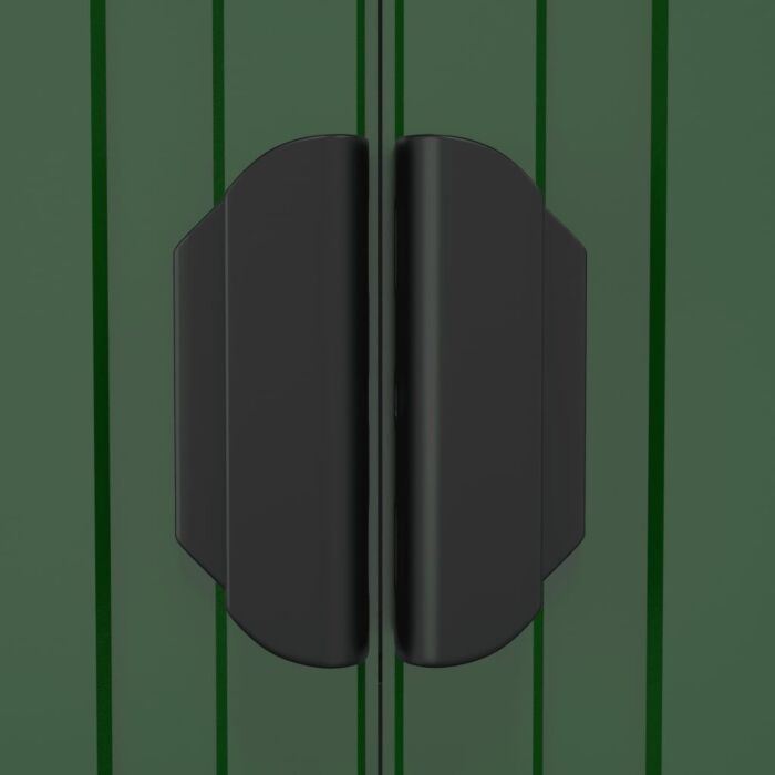 Vidaxl Garden Shed Green 192x274x223 Cm Galvanised Steel