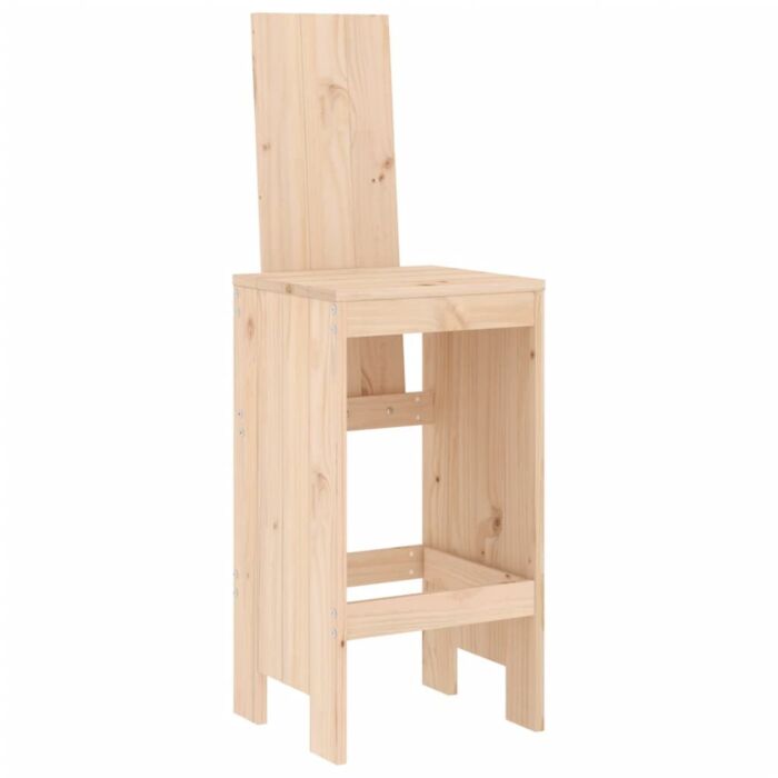 Vidaxl 5 Piece Garden Bar Set Solid Wood Pine
