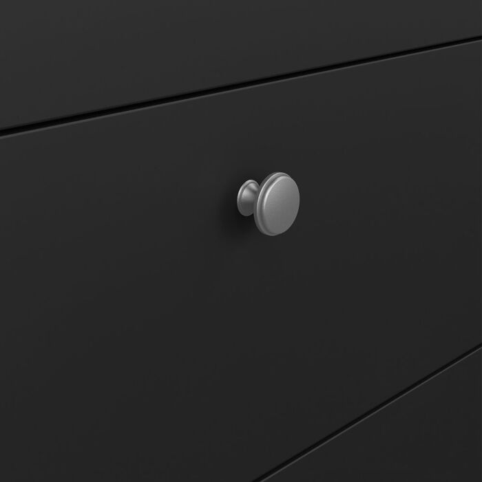 Madrid Sideboard 2 Doors + 3 Drawers In Matt Black