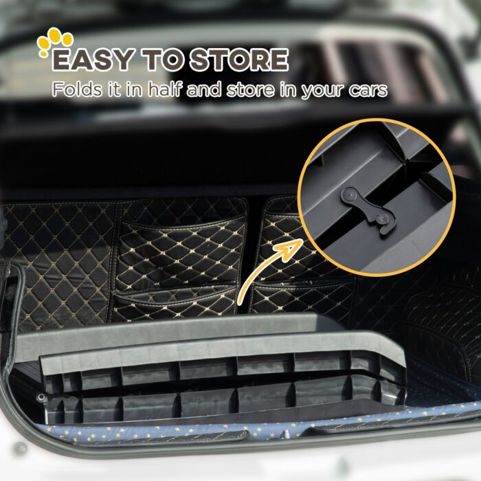 Pawhut Folding Pet Ramp, Dog Ramps For Cars Trucks Suvs, Portable Non-slip, 155 X 39 X 14 Cm