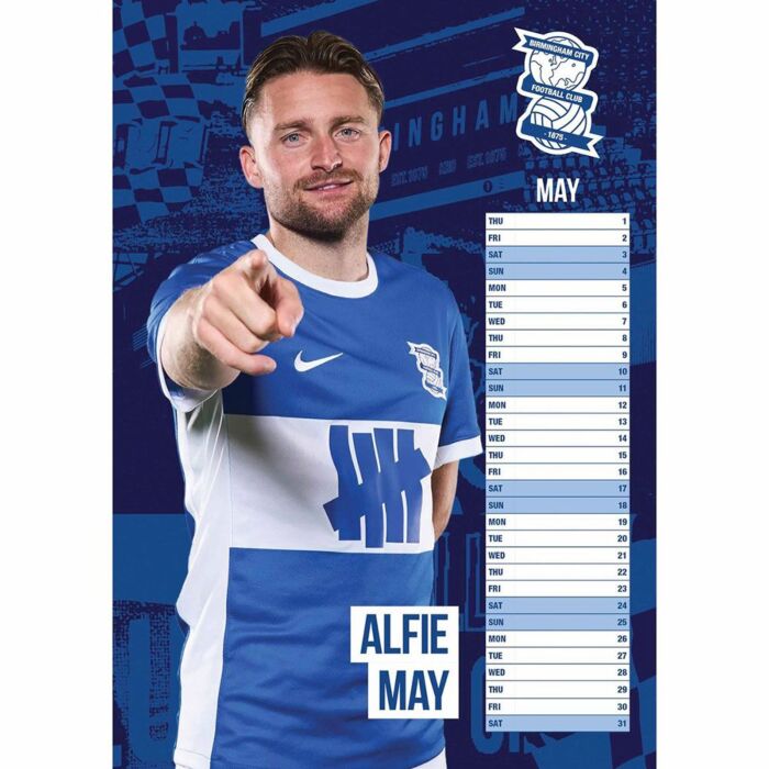 Birmingham City Fc A3 Calendar 2025