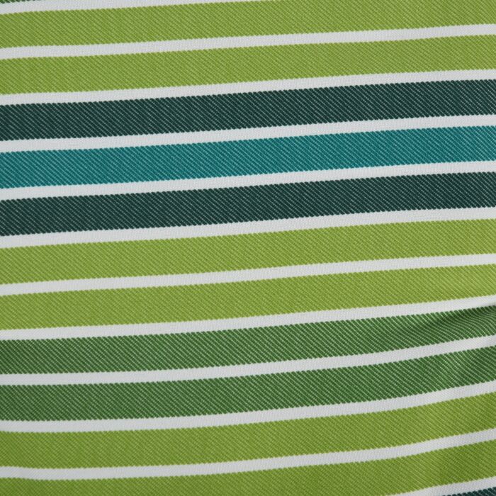 Outsunny Outdoor Cushion Pad Set For Rattan Furniture Polyester Set Of 2 Seat Cushion Chair Cushion, Patio Conversation Set Cushions, Green Stripes