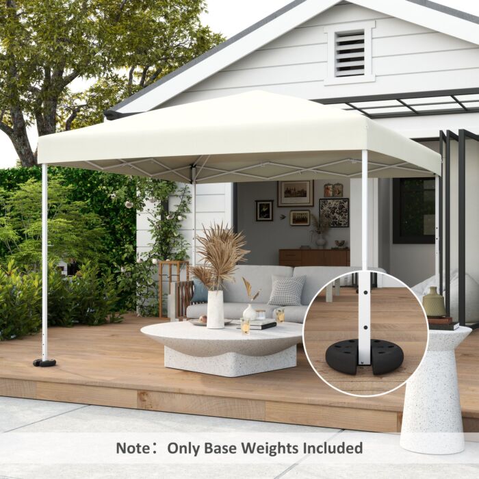 Outsunny Gazebo Weight Set Of 4, Tent Weight Base Marquee Party Tent Canopy 8.8kg