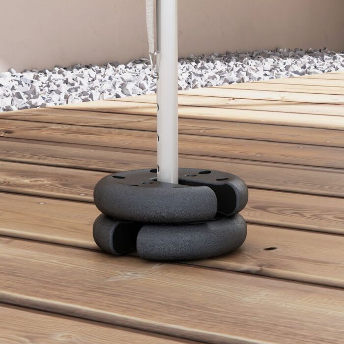Outsunny Gazebo Weight Set Of 4, Tent Weight Base Marquee Party Tent Canopy 8.8kg