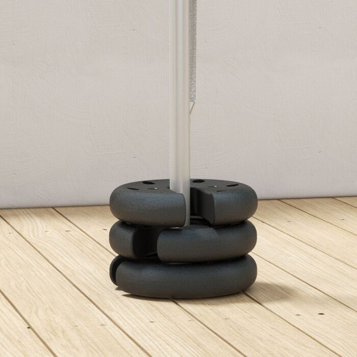 Outsunny Gazebo Weight Set Of 4, Tent Weight Base Marquee Party Tent Canopy 8.8kg